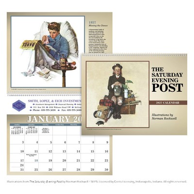 Triumph® Calendars The Saturday Evening Post Illustrations by Norman Rockwell Calendar