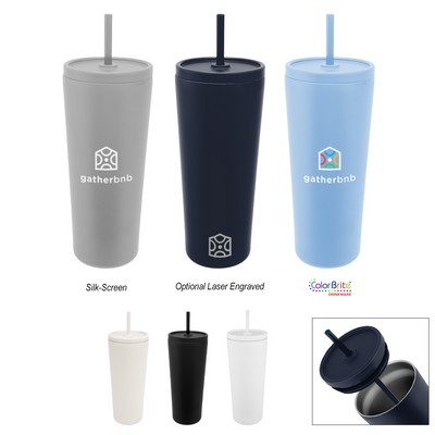 24 Oz. Brooklyn Recycled Stainless Steel Tumbler