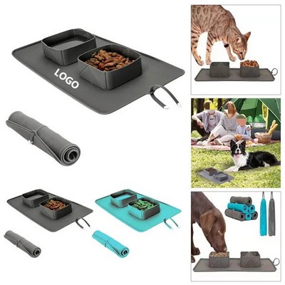 Durable Silicone Folding Pet Bowl