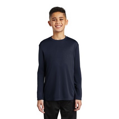 Port & Co™ Youth Long Sleeve Performance Tee