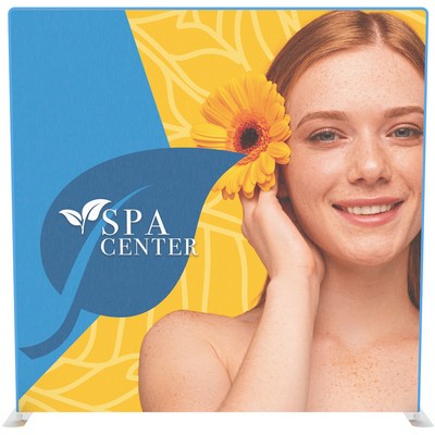 EZ Tube 10x10' Straight Single Sided with White Back Fabric (Graphic Package)