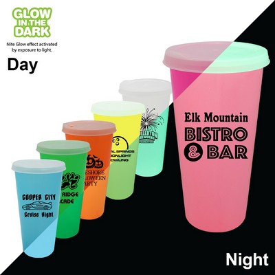 Nite Glow 26 oz. Tumbler with Lid