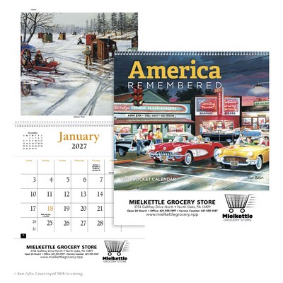 HotLine® Products America Remembered Pocket Calendar