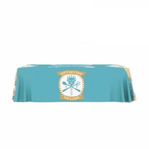 ONE CHOICE 8' 4-sided Table Throw Full Color
