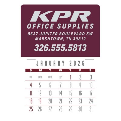 Triumph® Calendars Press-N-Stick Contemporary Calendar