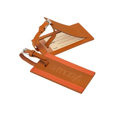 Majestic Leather Luggage Tag