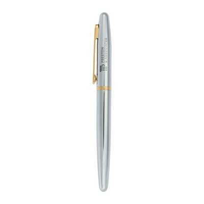 Sheaffer® VFM Polished Chrome with Gold Roller Ball Pen