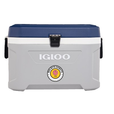 IGLOO MAXCOLD LATITUDE 54 QT COOLER (Carbonite/Aegean Sea)