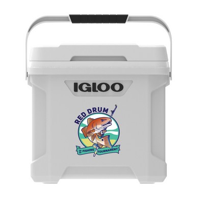 IGLOO LATITUDE MARINE ULTRA 30 QT COOLER (White/Moonscape Gray)