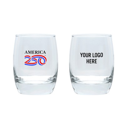 America250™ 6 Oz. Full Color Whiskey Glass
