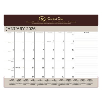 Triumph® Calendars Vinyl Desk Pad