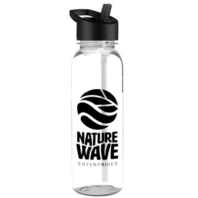 Garyline® Outdoorsman Tritan® Renew Bottle with Flip-Straw Lid - 24 oz.