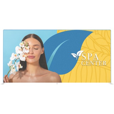 EZ Tube 20' x 10' Straight Single Sided with Black Back Fabric