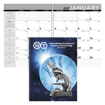 Triumph® Calendars Standard Year Desk Planner with Custom Cover