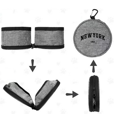 Travel Pet Bowl for Food and Water