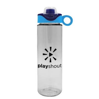 Garyline® Freedom Tritan® Bottle with Two-Tone Drink-Thru Lid with Silicone Loop - 28 oz.