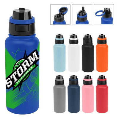 32 Oz. Full Color Pop Sip & Chug Recycled Stainless Steel Bottle