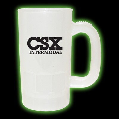 14 Oz. Glow Beer Stein (Spot Color)