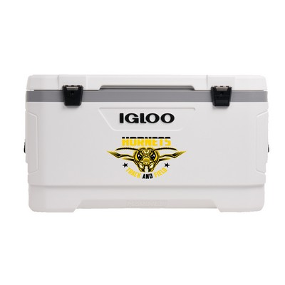 IGLOO LATITUDE MARINE ULTRA 100 QT COOLER (White/Moonscape Gray)