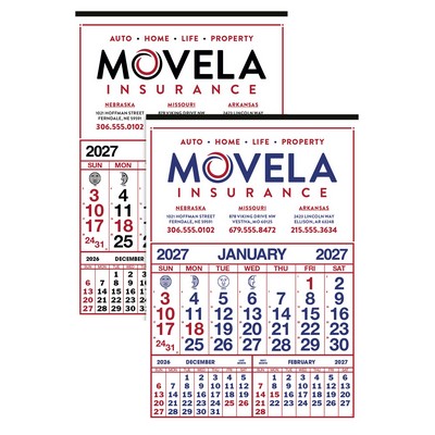 Skinner & Kennedy® Commercial 12-Sheet Calendar