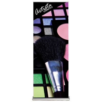 33.5" Steppy Retractable - 92"h Fabric Graphic Package