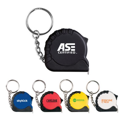 3' Mini Tape Measure w/Keychain