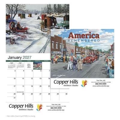 HotLine® Products America Remembered Appointment Calendar - Stapled