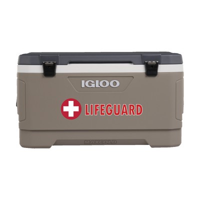 IGLOO MAXCOLD LATITUDE 100 QT COOLER (Sandstone/Carbonite)