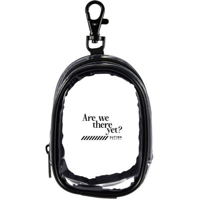 Round Clear Bag Charm