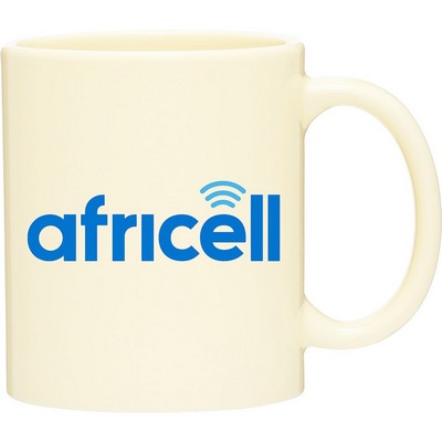 11 oz C-Handle Ceramic Mug (Almond)