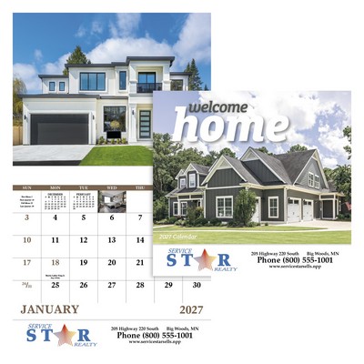 Good Value™ Welcome Home - Stapled Calendar