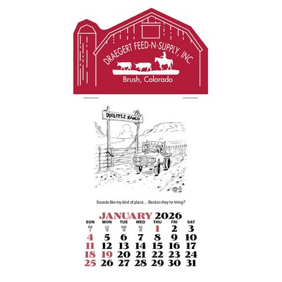 Triumph® Calendars Press-N-Stick Cowboy Calendar