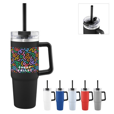 30 Oz. Full Color Intrepid Recycled Stainless Steel Tumbler