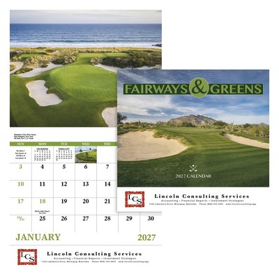 Good Value™ Fairways & Greens - Stapled Calendar
