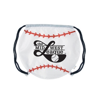 Baseball Drawstring Bag