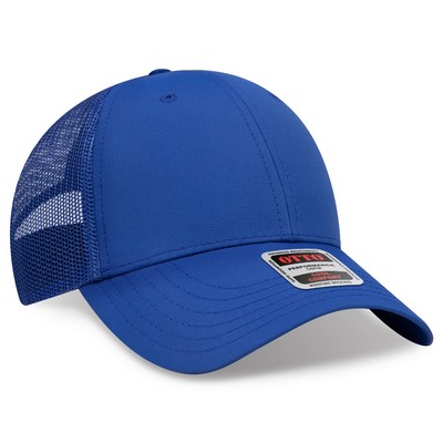 OTTO CAP 6 Panel Low Profile Mesh Back Trucker Hat 83-3